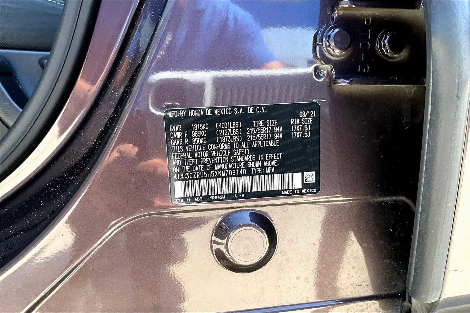 Used 2022 Honda HR-V EX image 34