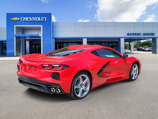 Certified 2021 Chevrolet Corvette Stingray Coupe w/ Chrome Exterior Badge Package RWD image 4
