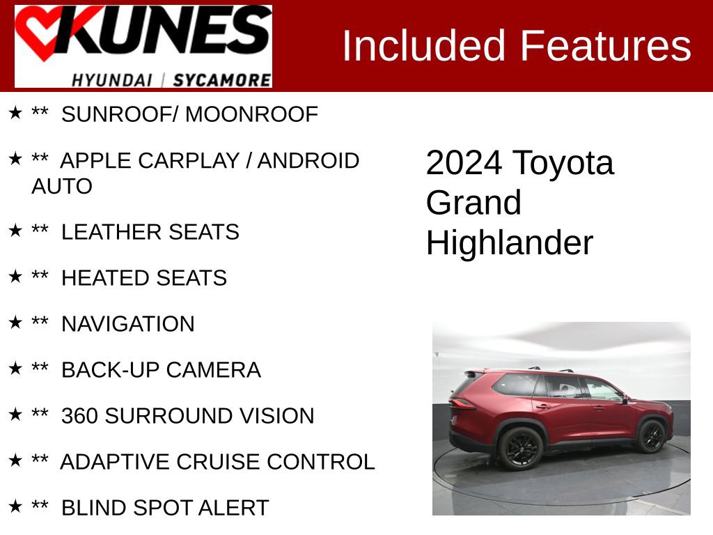 Used 2024 Toyota Grand Highlander AWD image 2