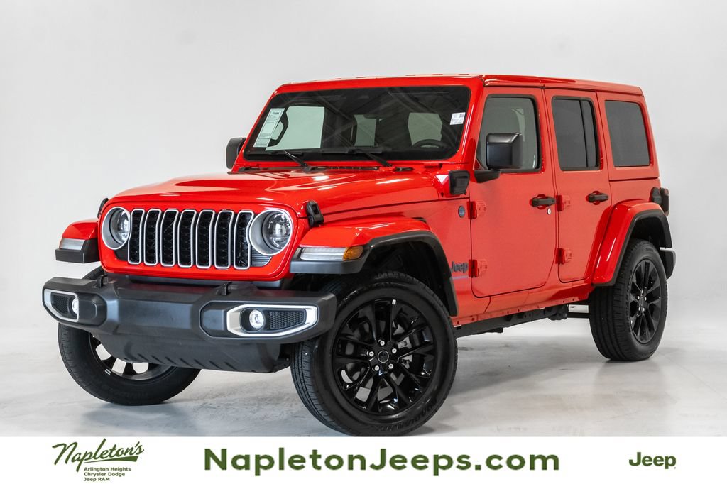 Used 2025 Jeep Wrangler Unlimited Sahara w/ Safety Group AWD/4WD image 1