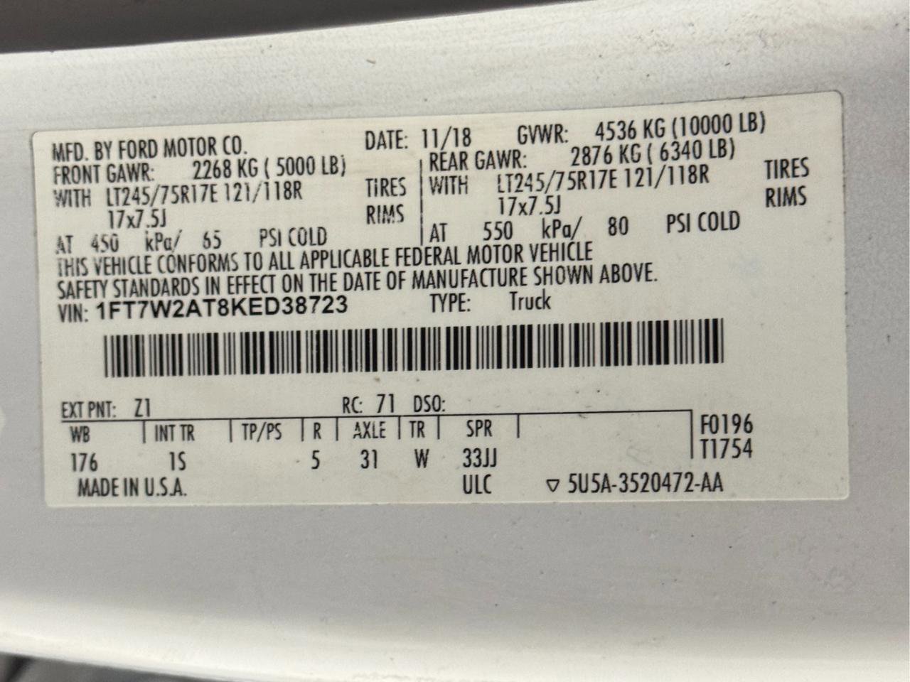 Used 2019 Ford F250 XL w/ Power Equipment Group RWD image 66