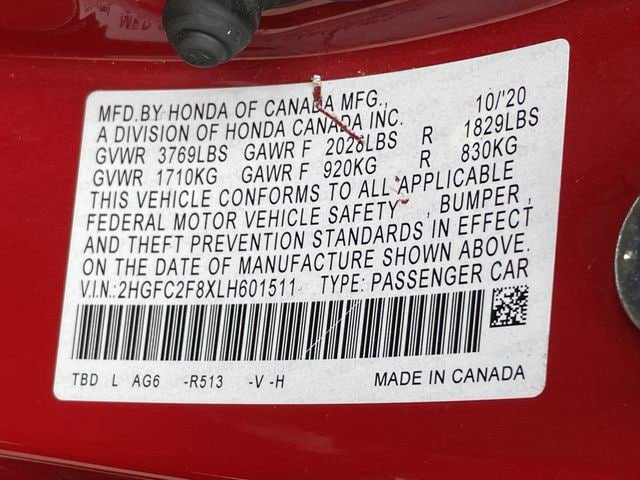 Used 2020 Honda Civic Sport image 29