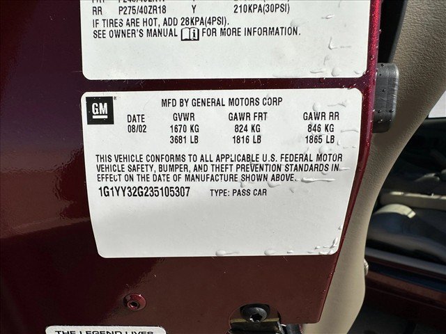 Used 2003 Chevrolet Corvette Convertible w/ Preferred Equipment Group1 RWD image 25