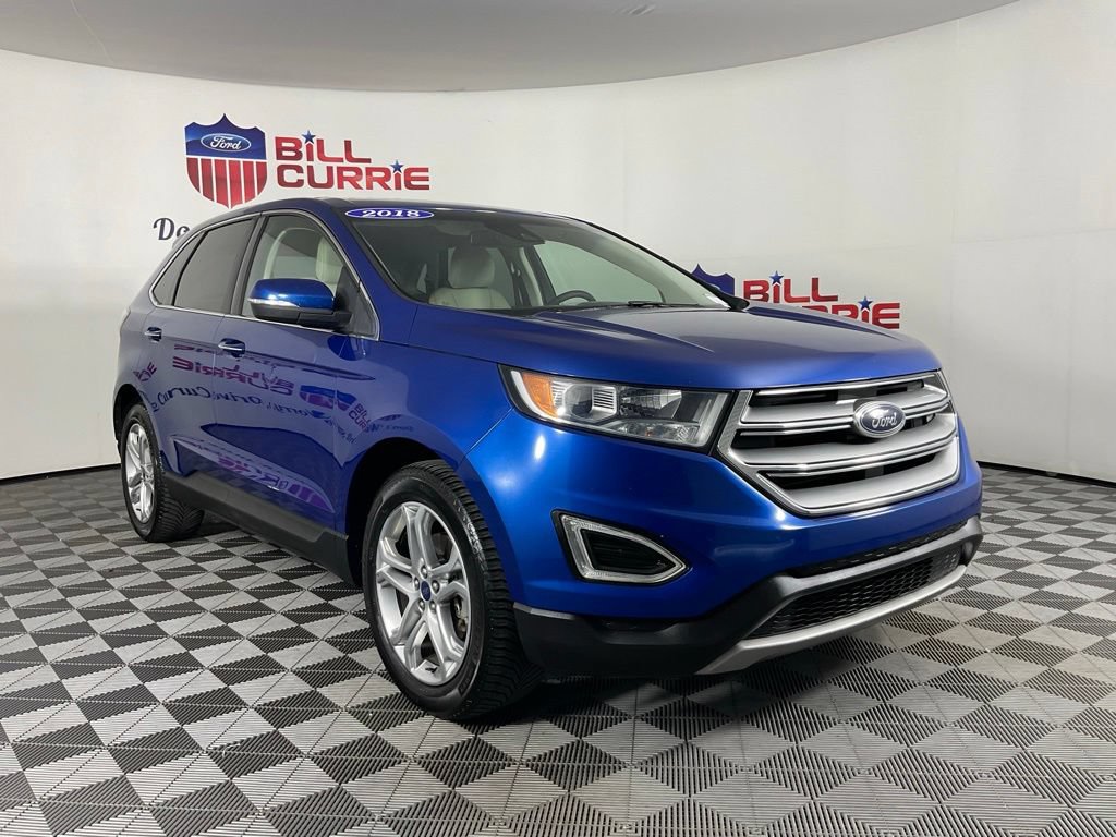 Used 2018 Ford Edge Titanium w/ Ford Safe & Smart Package FWD image 1