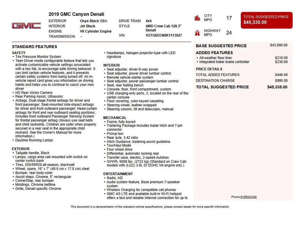 Used 2019 GMC Canyon Denali image 42