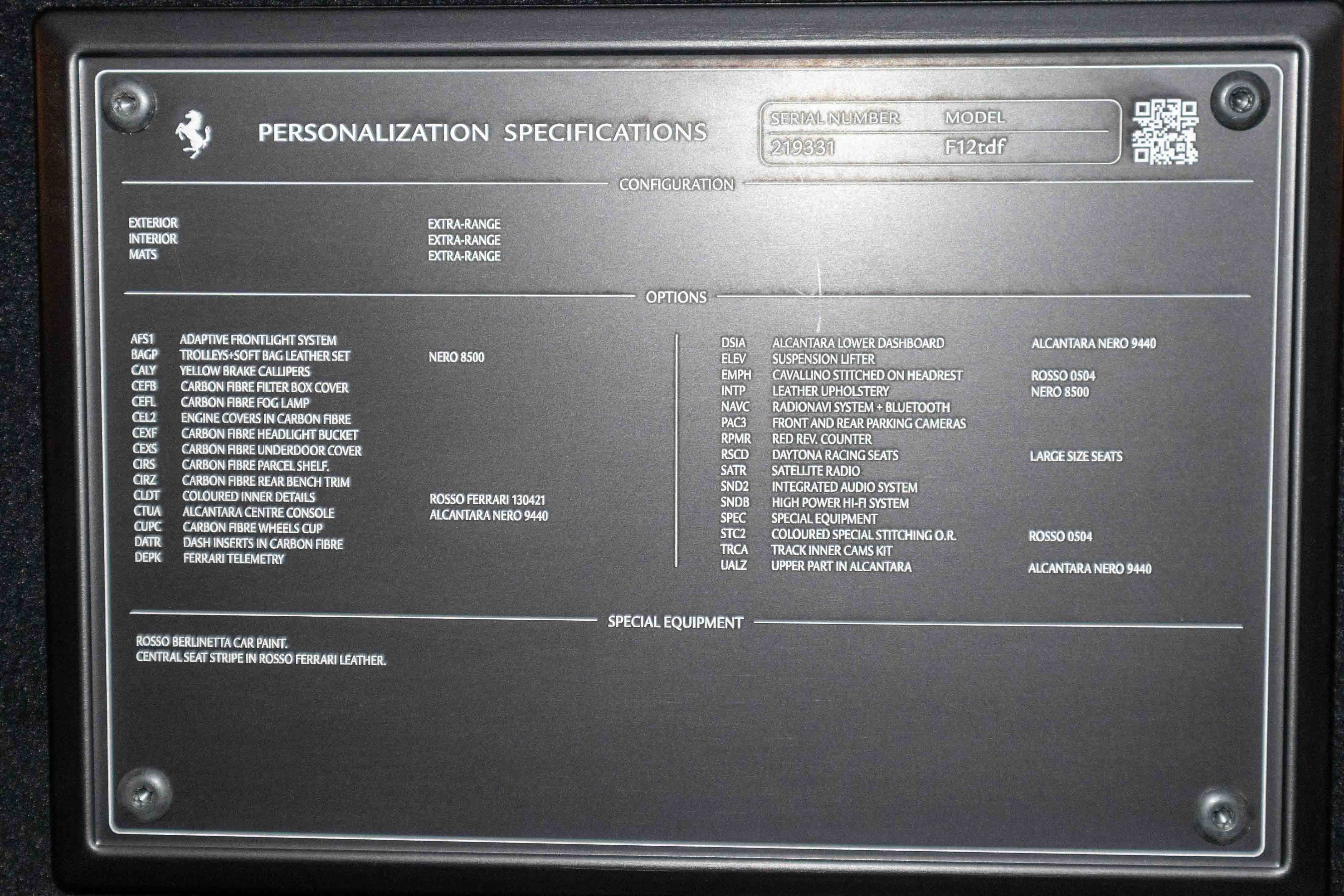 Certified 2016 Ferrari F12tdf Coupe image 51