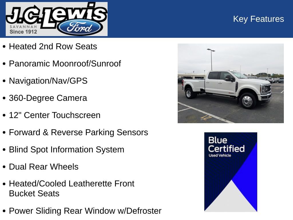 Certified 2025 Ford F450 Lariat w/ Lariat Ultimate Package image 34