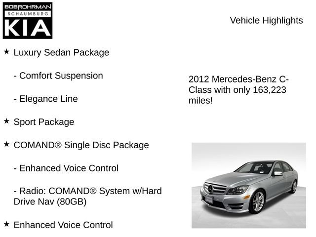 Used 2012 Mercedes-Benz C 300 4MATIC Sedan image 7