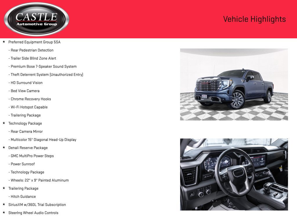 Used 2025 GMC Sierra 1500 Denali w/ Denali Reserve Package AWD/4WD image 12