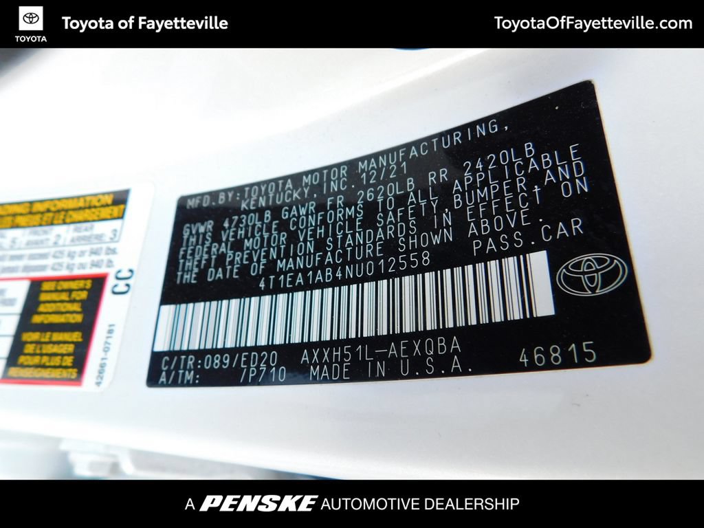 Used 2022 Toyota Avalon XSE FWD image 12