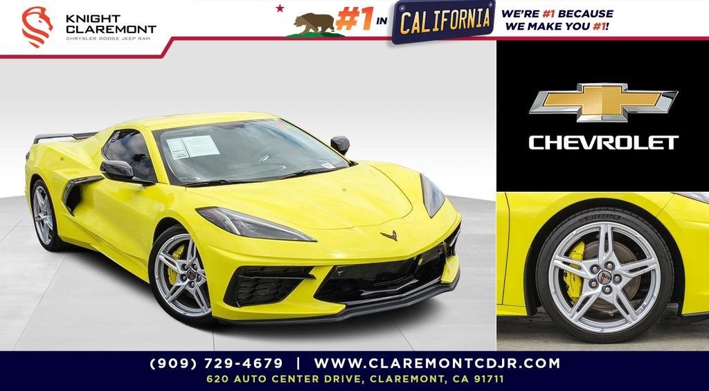 Used 2023 Chevrolet Corvette Stingray Premium Conv w/ Z51 Performance Package RWD image 1