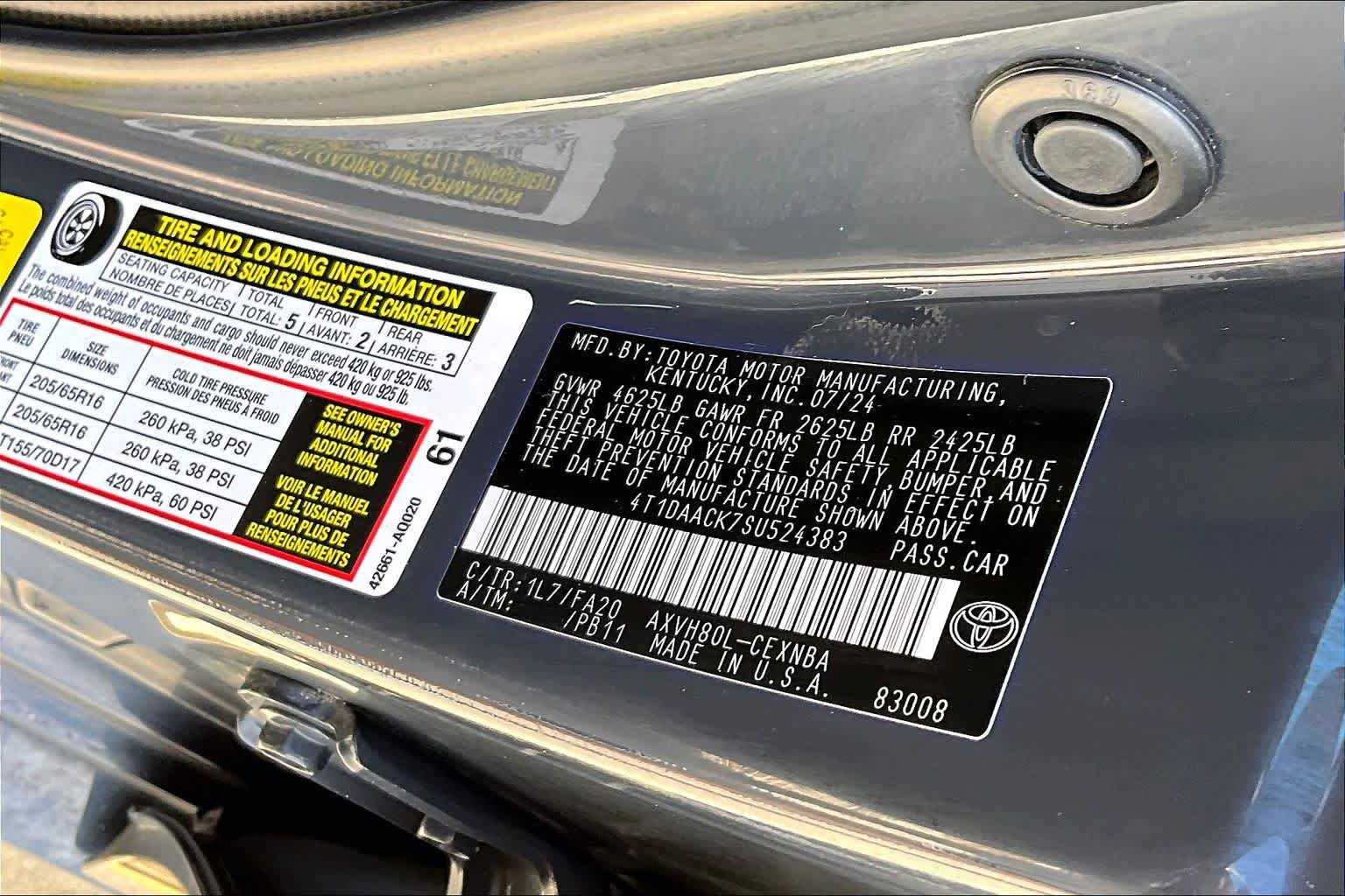 Used 2025 Toyota Camry LE FWD image 35