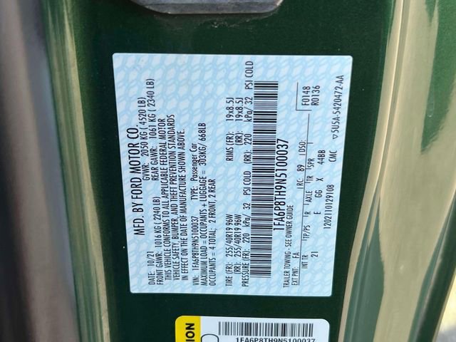 Used 2022 Ford Mustang EcoBoost w/ Equipment Group 101A image 17