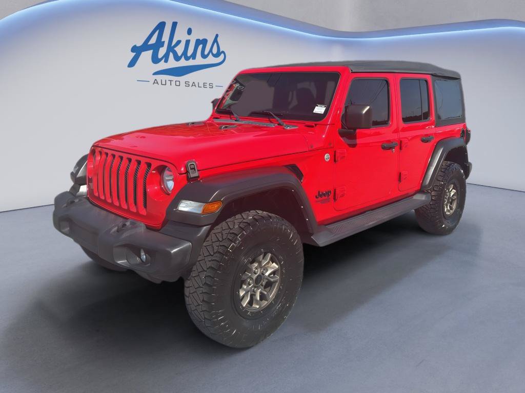 Used 2021 Jeep Wrangler Unlimited Sport w/ Technology Group AWD/4WD image 1