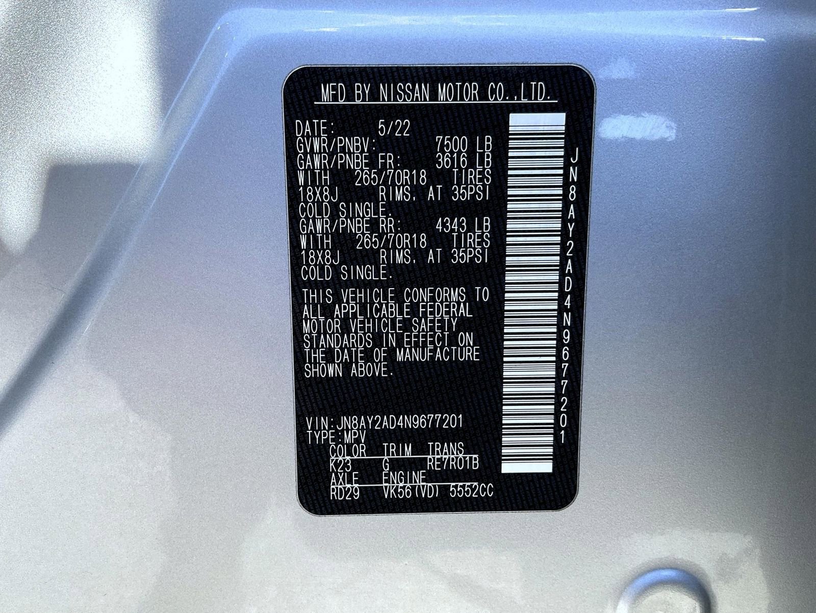 Used 2022 Nissan Armada SV image 26