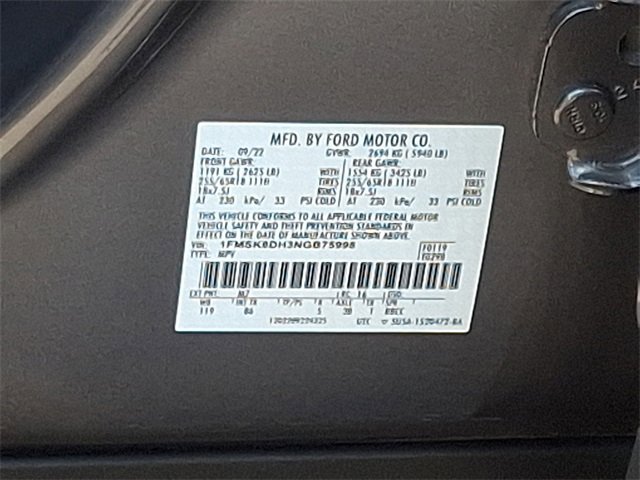 Used 2022 Ford Explorer XLT w/ Class IV Trailer Tow Package image 28