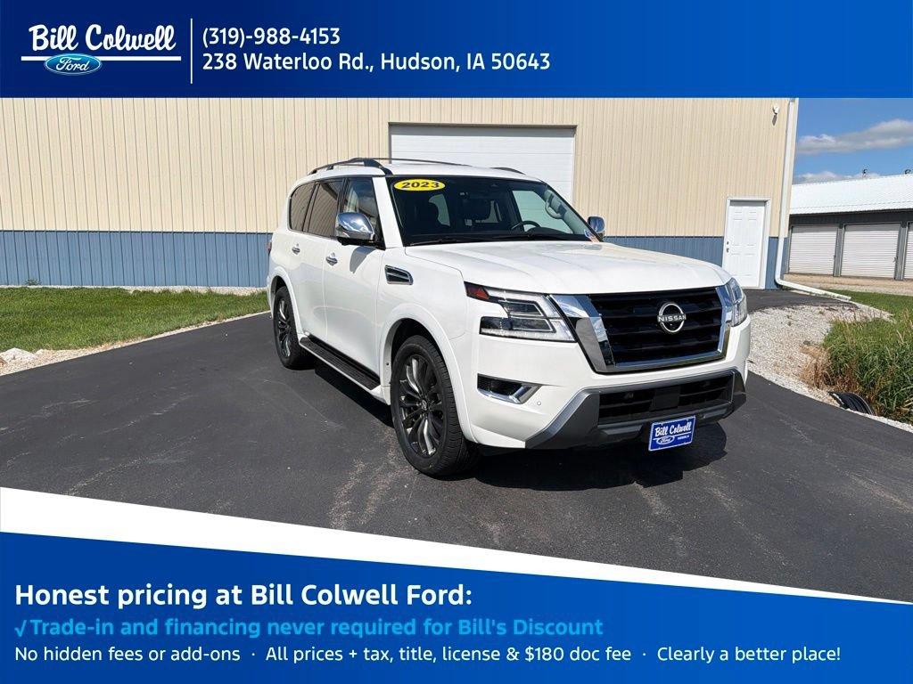 Used 2023 Nissan Armada Platinum w/ Captain's Chairs Package AWD/4WD image 1