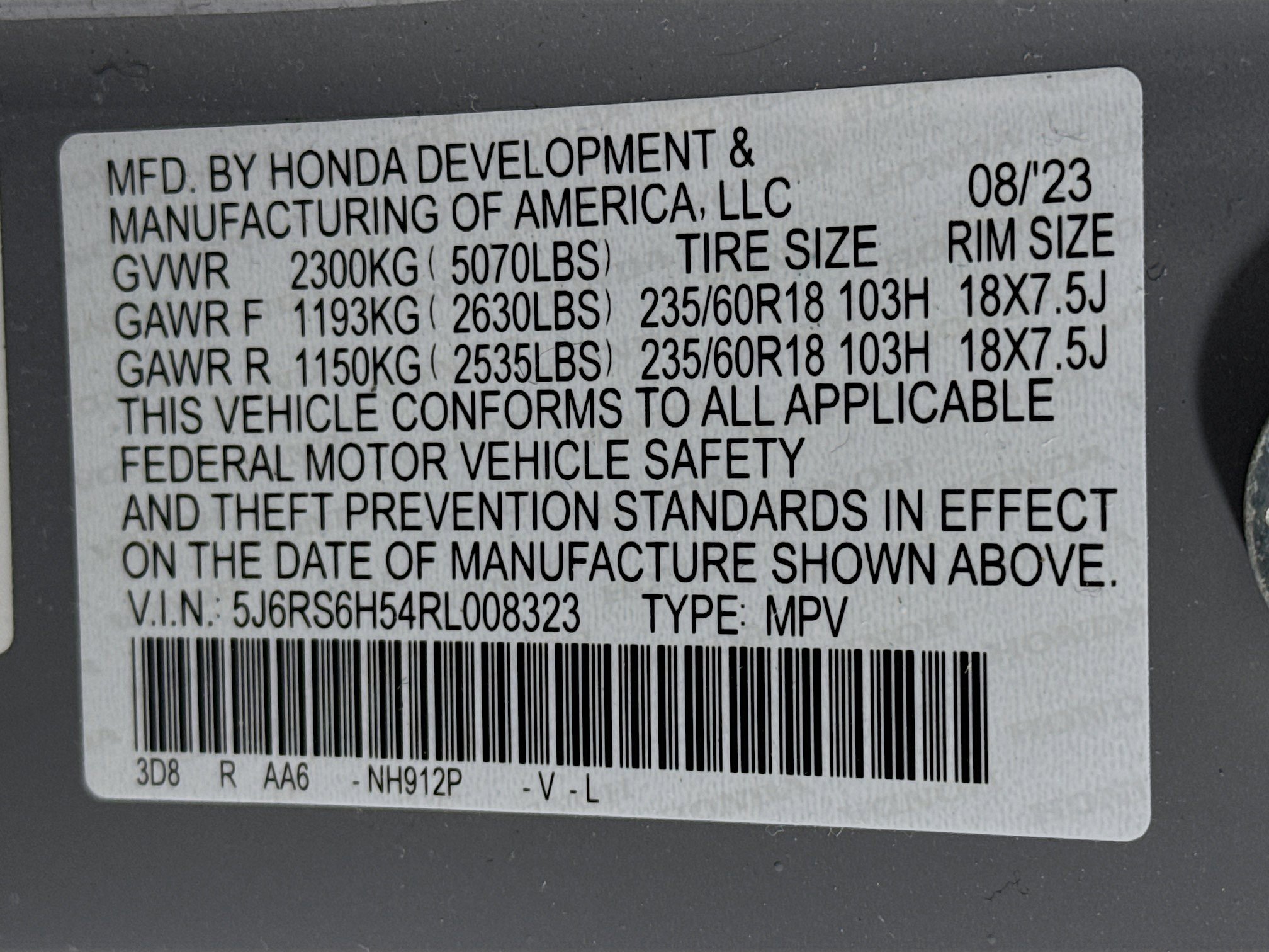 Certified 2024 Honda CR-V Sport image 31
