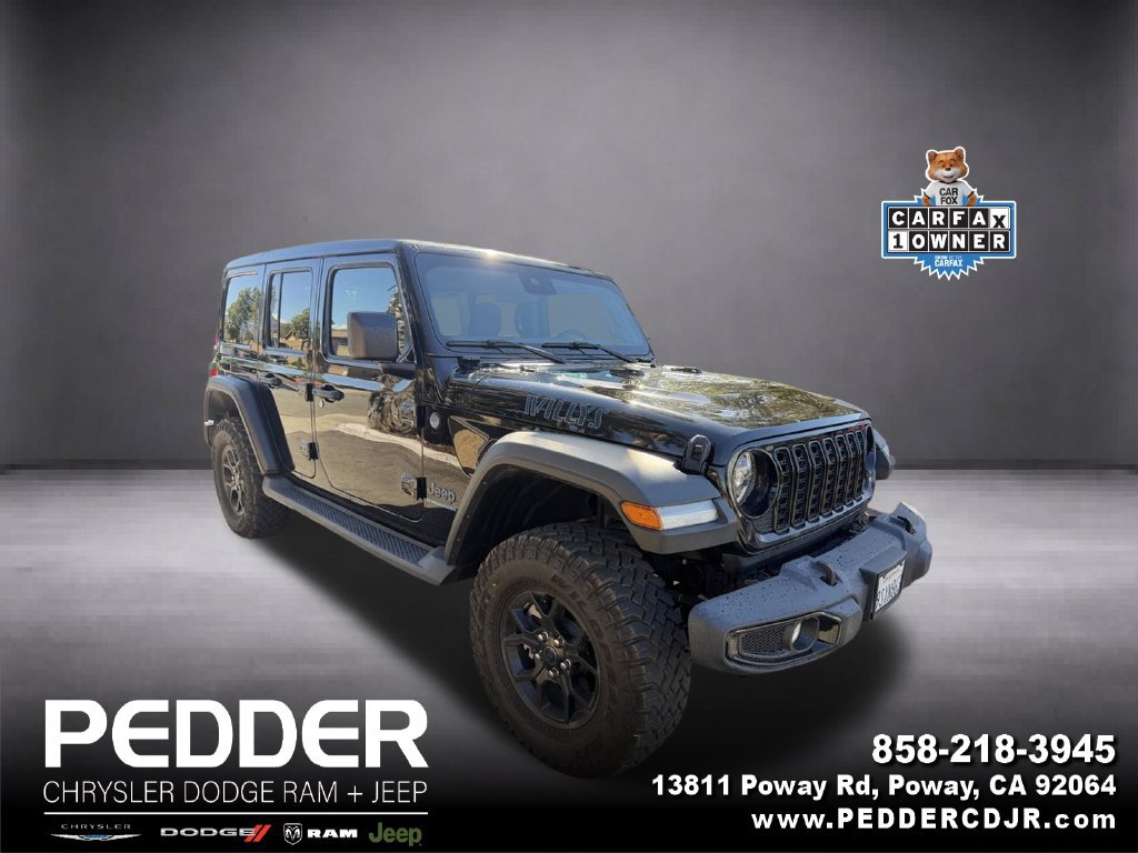 Certified 2025 Jeep Wrangler Unlimited Sport S 4xe AWD/4WD image 1