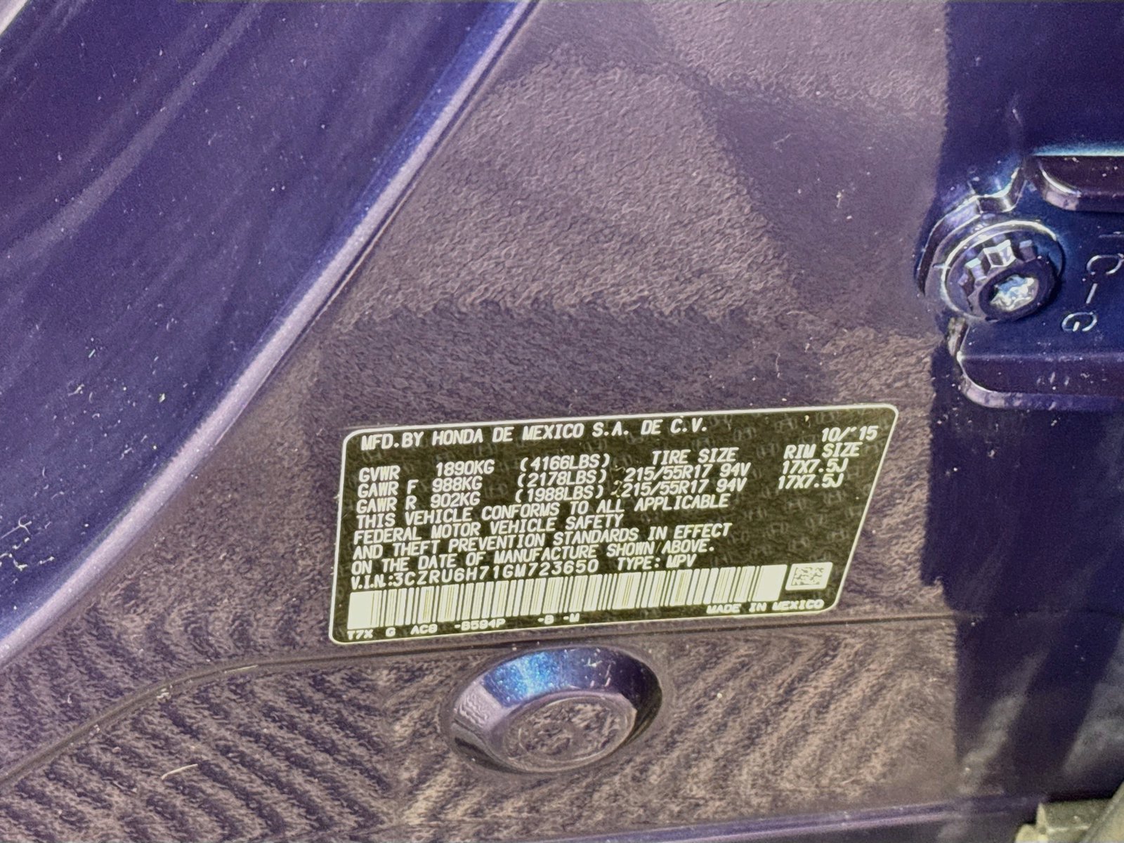 Used 2016 Honda HR-V EX-L image 26
