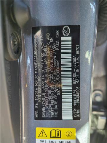 Used 2019 Lexus ES 350 ES 350 image 25