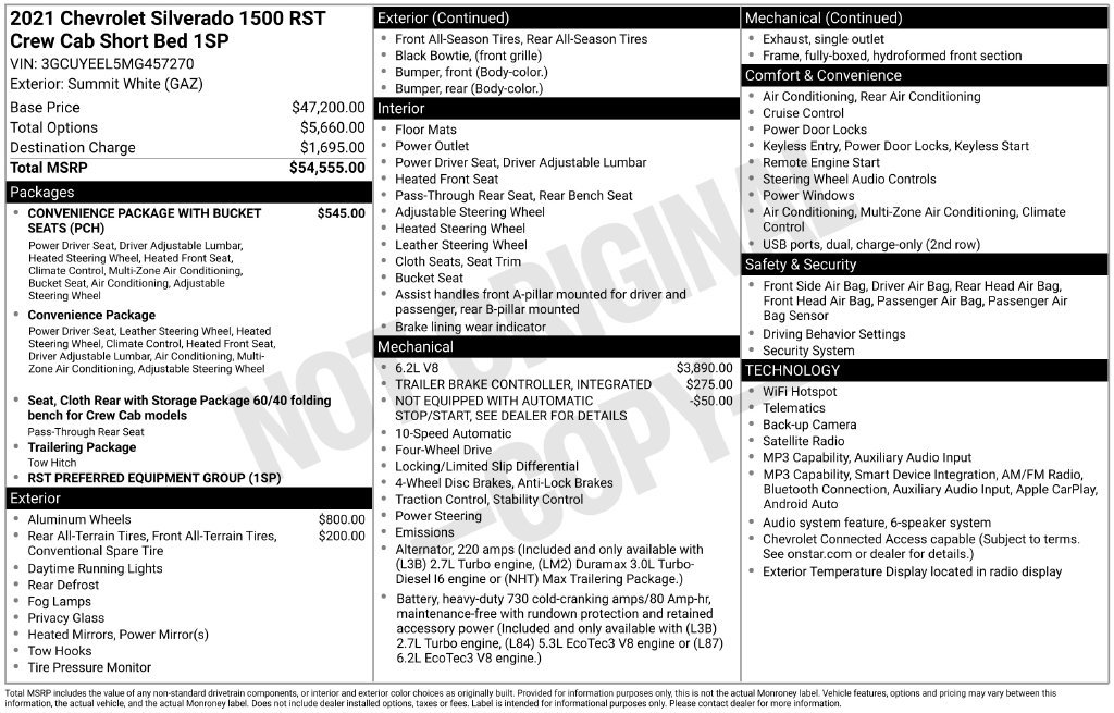 Used 2021 Chevrolet Silverado 1500 RST AWD/4WD image 40