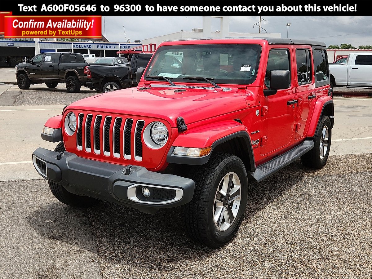 Used 2020 Jeep Wrangler Unlimited Sahara