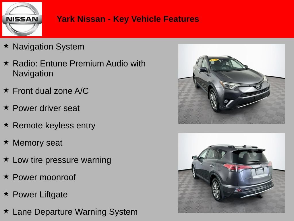 Used 2016 Toyota RAV4 Limited AWD/4WD image 2
