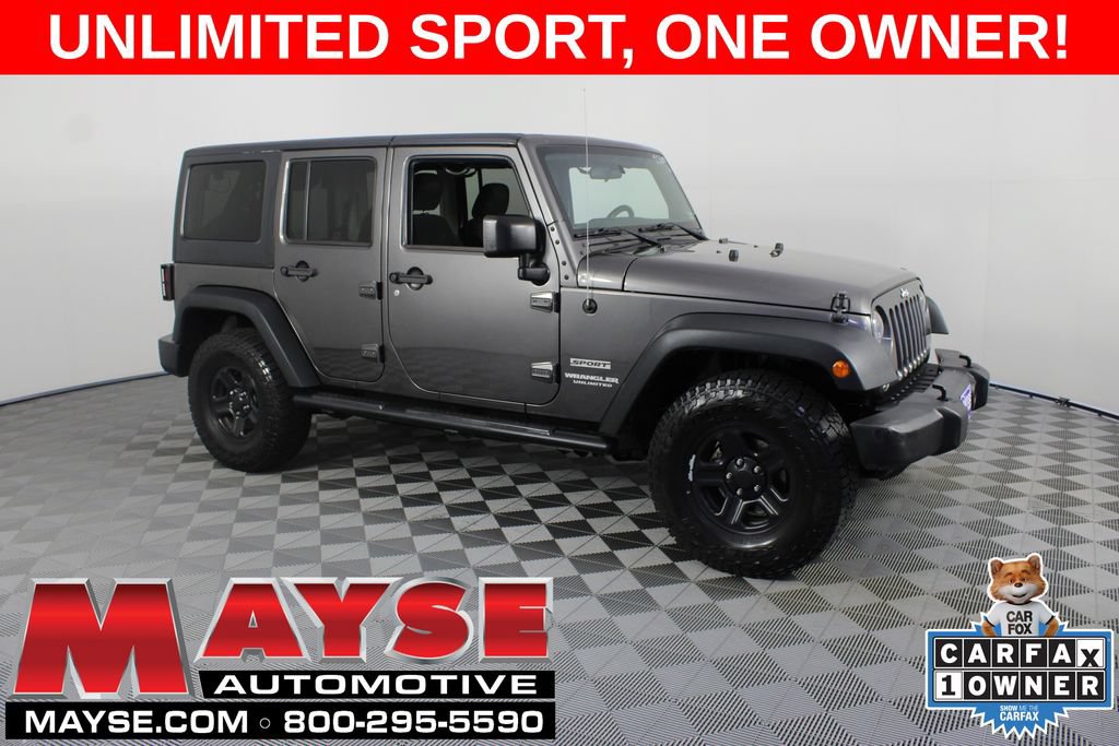Used 2016 Jeep Wrangler Unlimited Sport w/ Max Tow Package