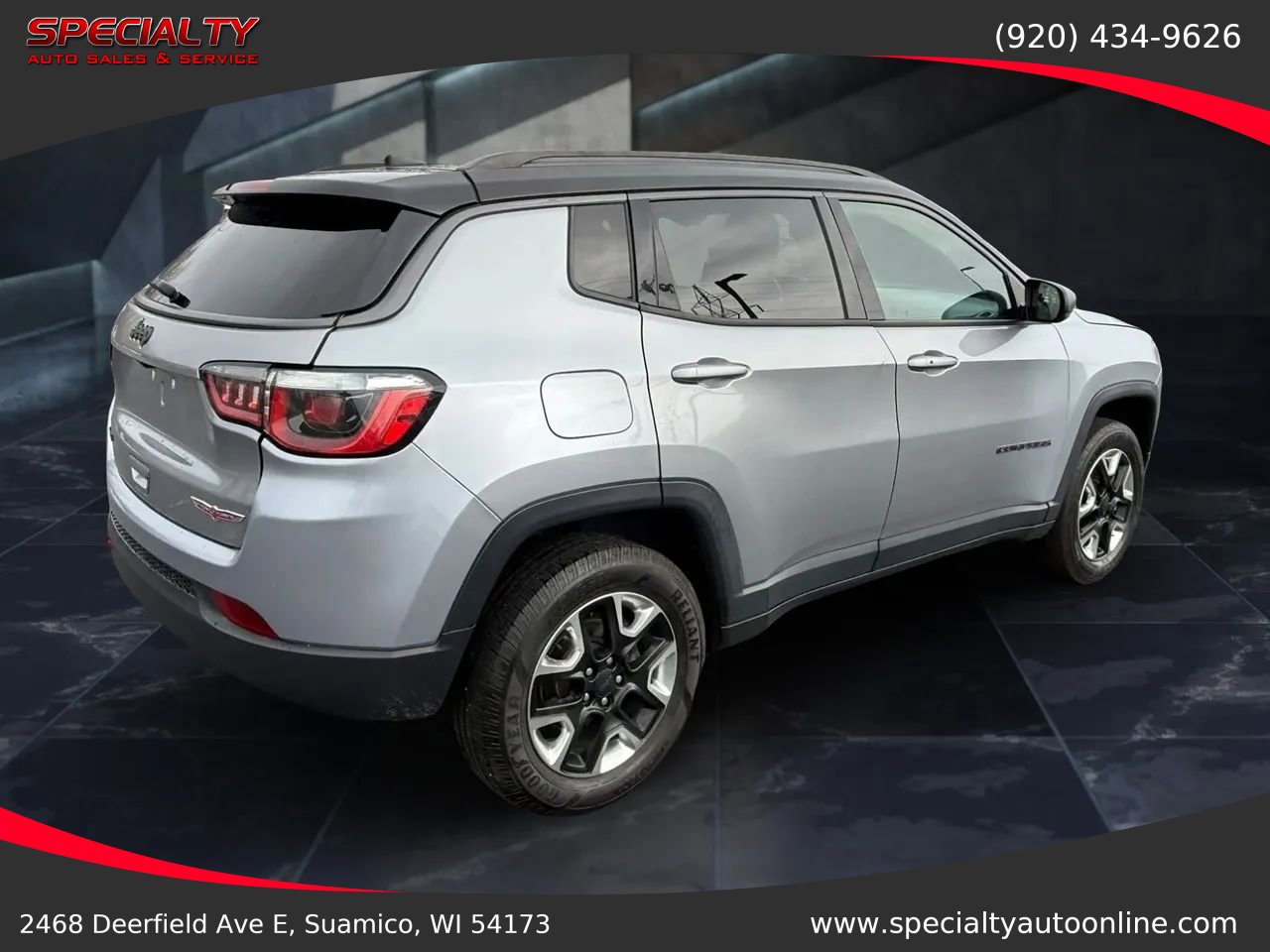 Used 2018 Jeep Compass Trailhawk AWD/4WD image 9