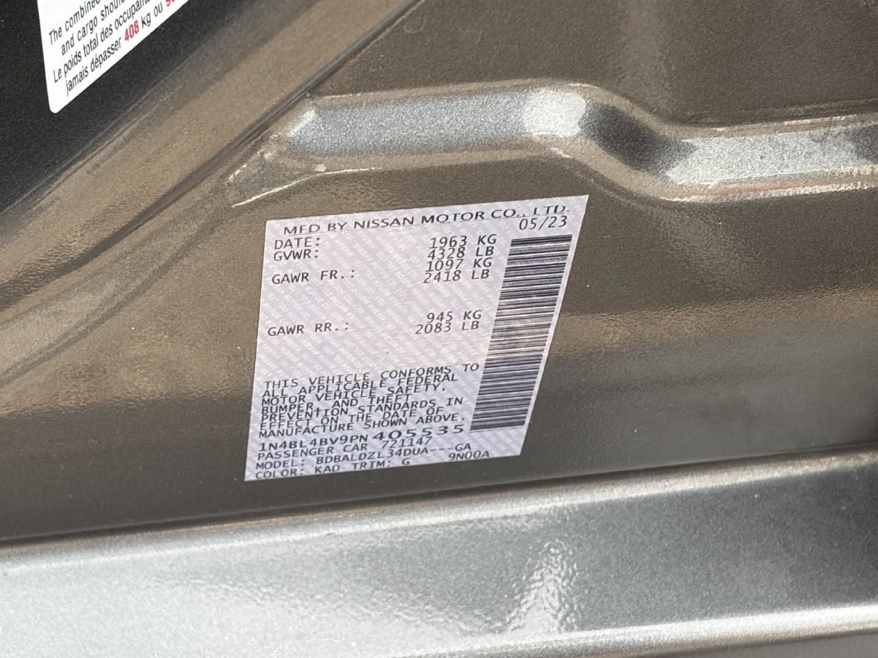 Used 2023 Nissan Altima 2.5 S FWD image 36