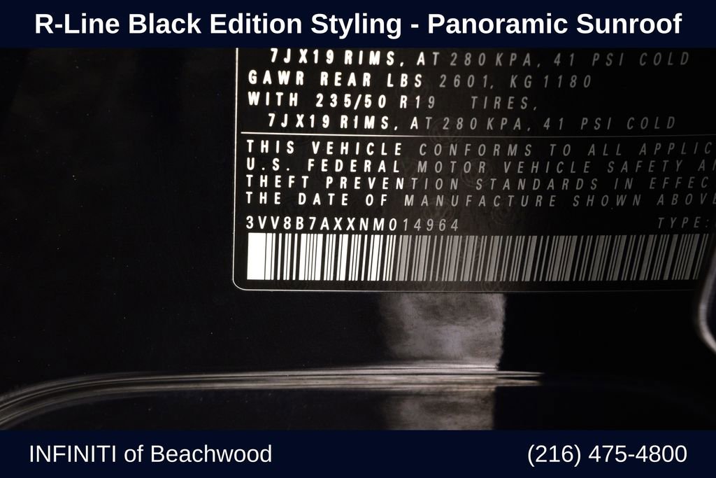 Used 2022 Volkswagen Tiguan SE R-Line image 41