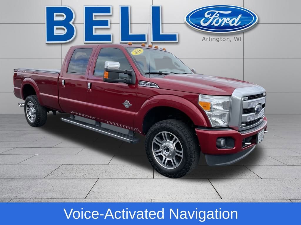 Used 2016 Ford F350 Platinum w/ Snow Plow Prep Package