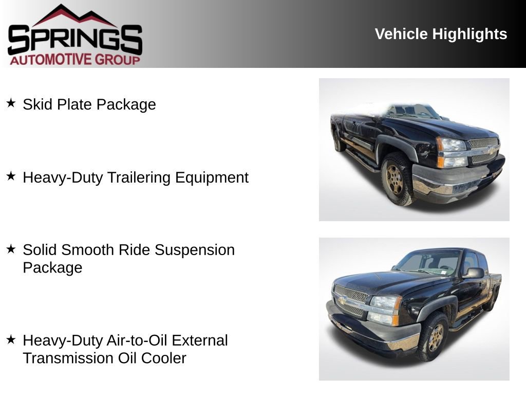 Used 2003 Chevrolet Silverado 1500 LS w/ Off-Road Package AWD/4WD image 2