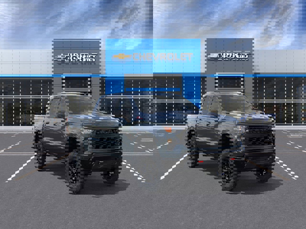 New 2026 Chevrolet Silverado 1500 Custom Trail Boss w/ LPO, Dark Essentials Package image 1