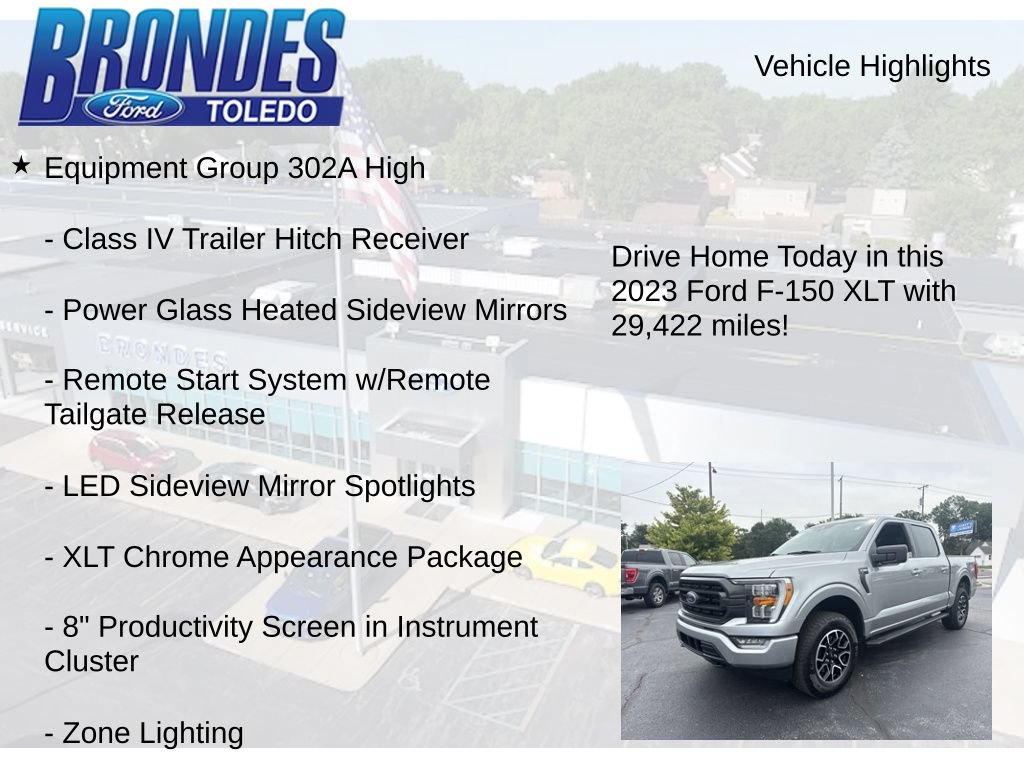 Used 2023 Ford F150 XLT w/ Equipment Group 302A High AWD/4WD image 12