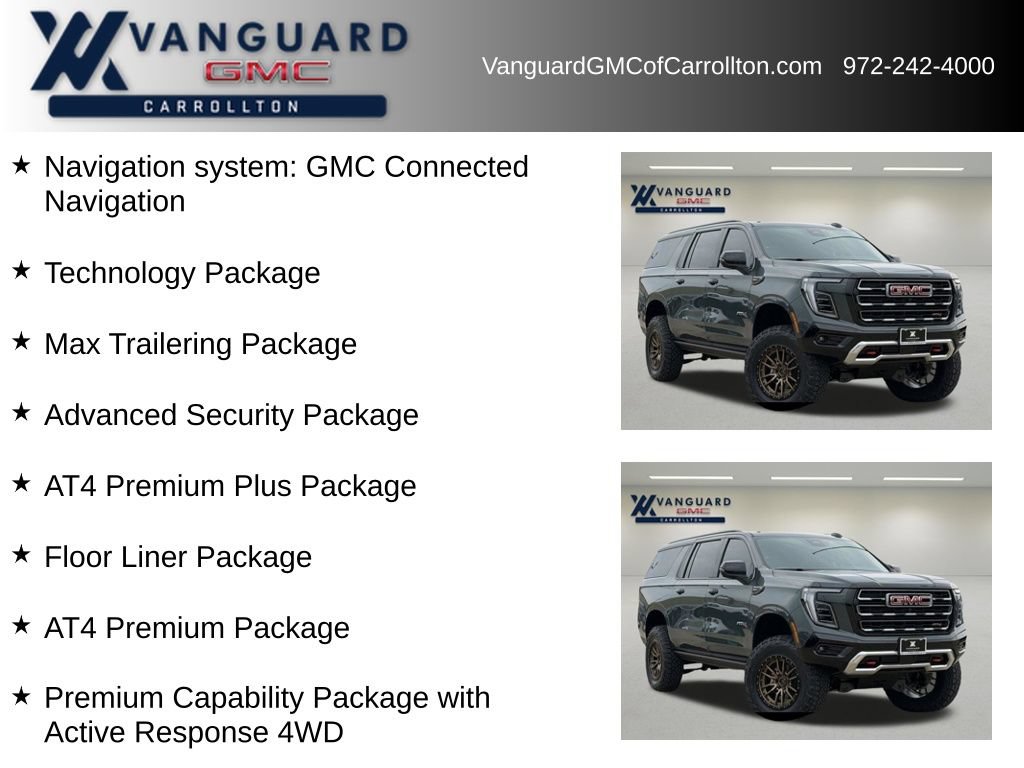 New 2026 GMC Yukon XL AT4 w/ AT4 Premium Plus Package AWD/4WD image 6