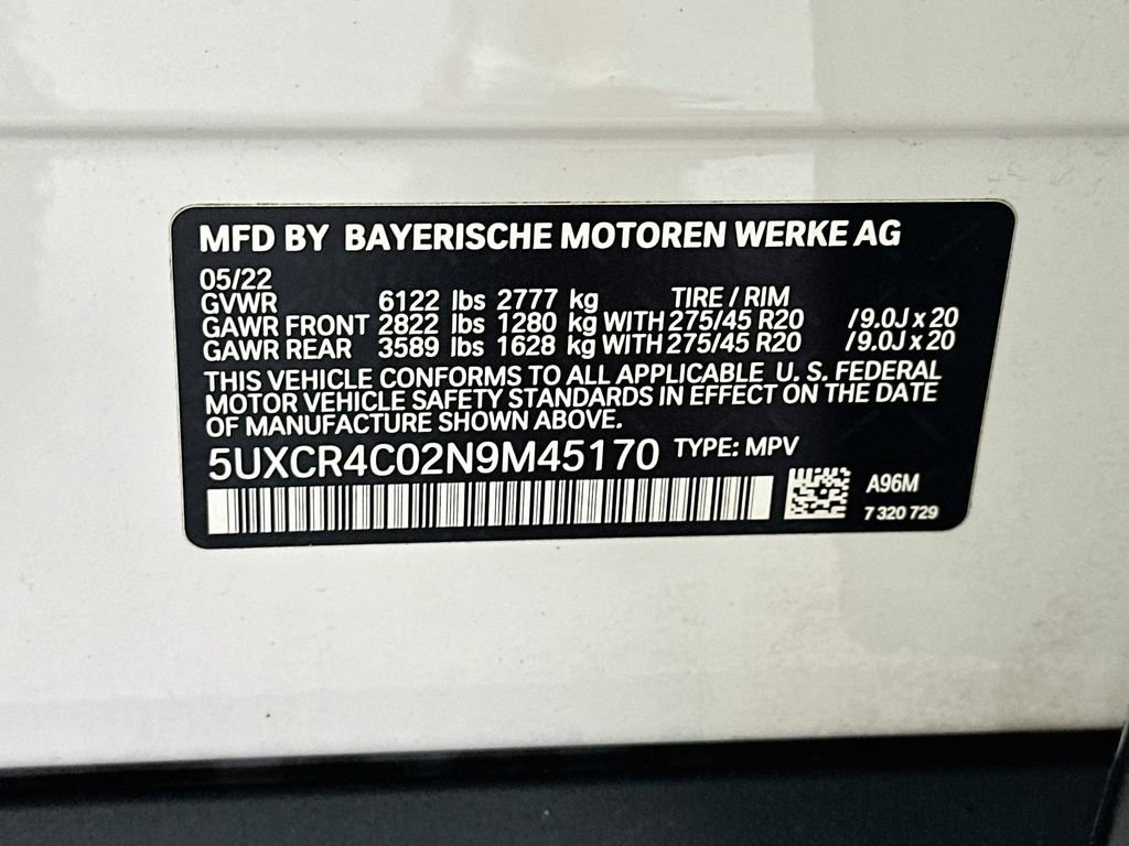 Used 2022 BMW X5 sDrive40i w/ Premium Package RWD image 37