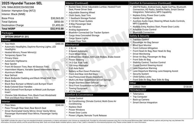 Used 2025 Hyundai Tucson SEL FWD image 13