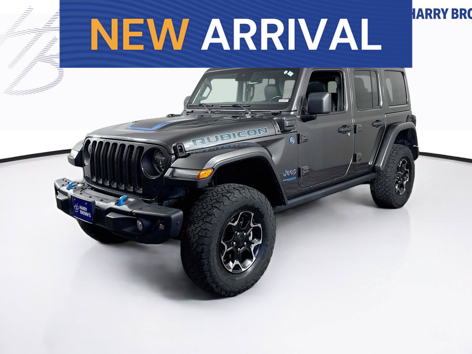 Used 2021 Jeep Wrangler Unlimited Rubicon 4xe w/ Steel Bumper Group AWD/4WD image 1