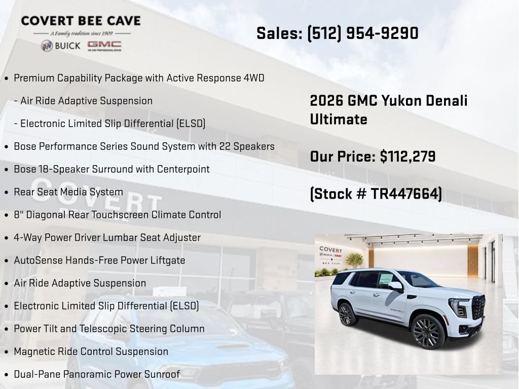 New 2026 GMC Yukon Denali Ultimate AWD/4WD image 32