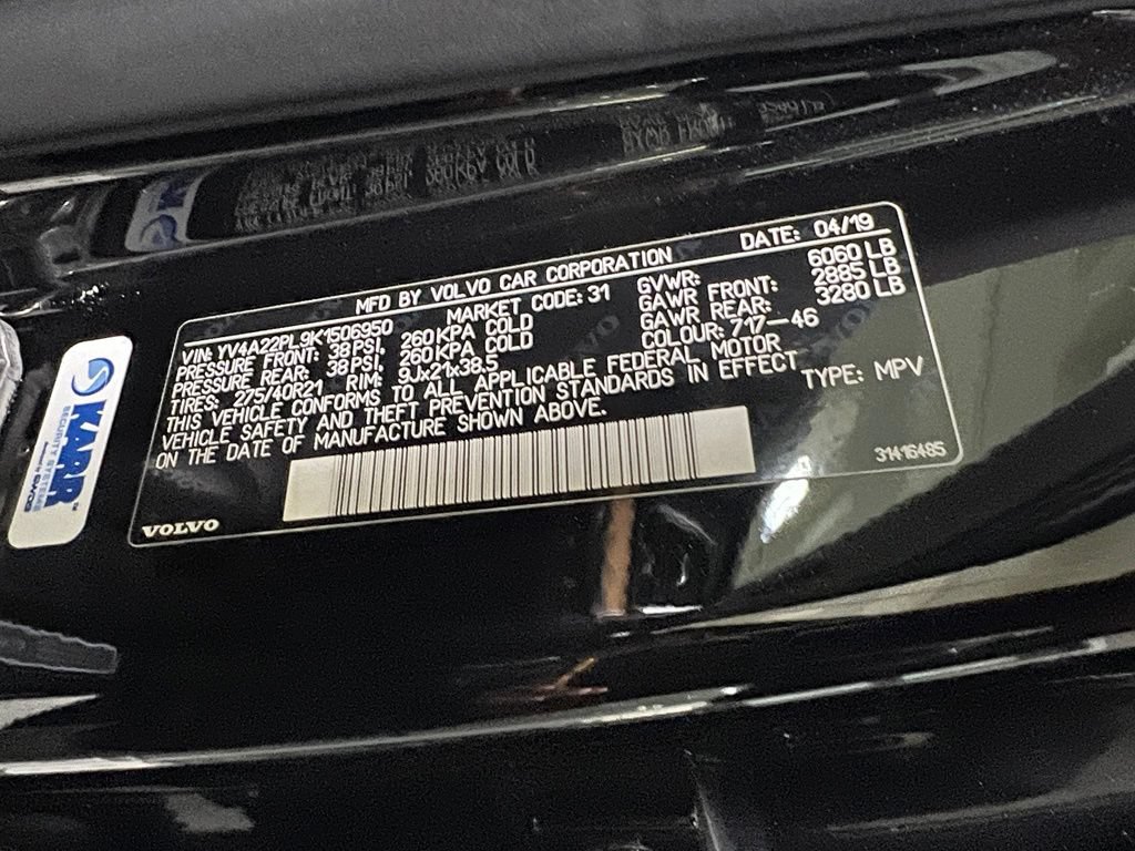Used 2019 Volvo XC90 T6 Inscription w/ Luxury Package AWD/4WD image 48
