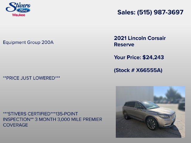 Used 2021 Lincoln Corsair Reserve FWD image 8