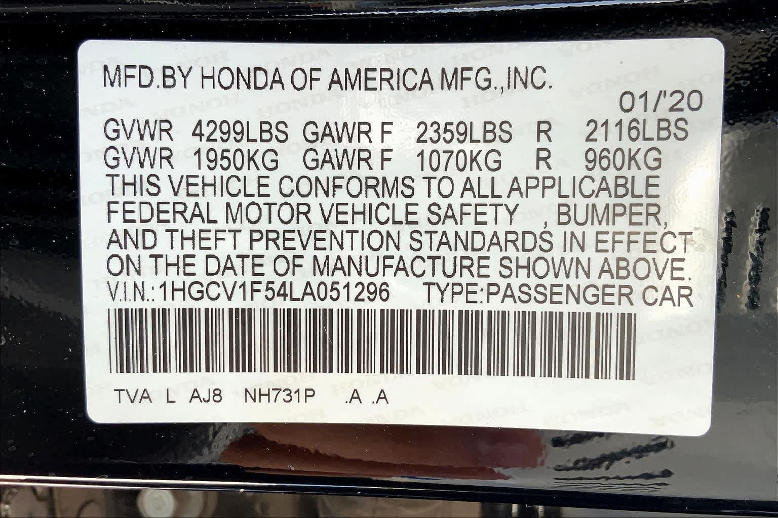 Used 2020 Honda Accord EX-L image 33