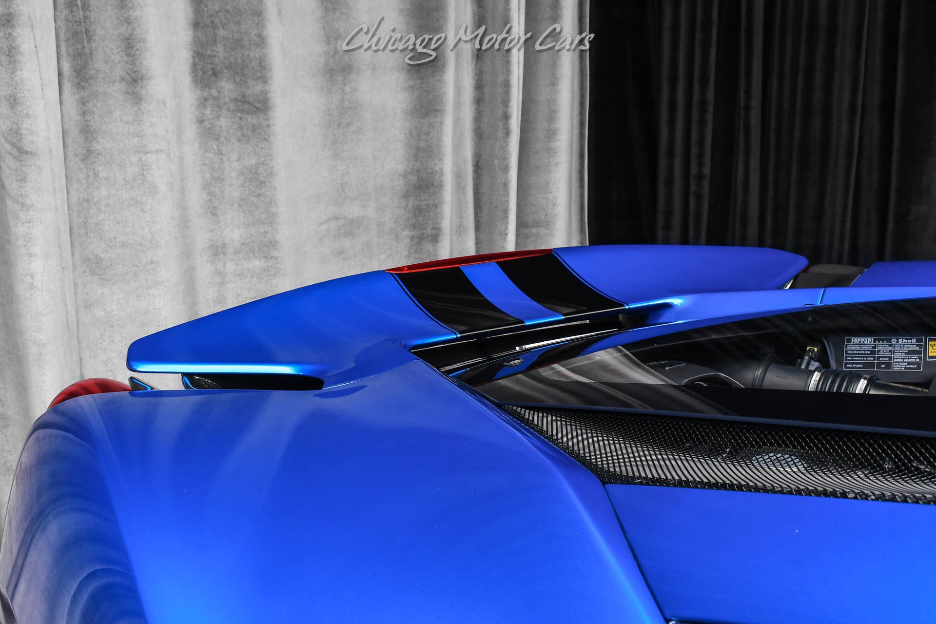 Used 2020 Ferrari 488 Pista Coupe Blu Corsa HRE Wheels Ful image 42