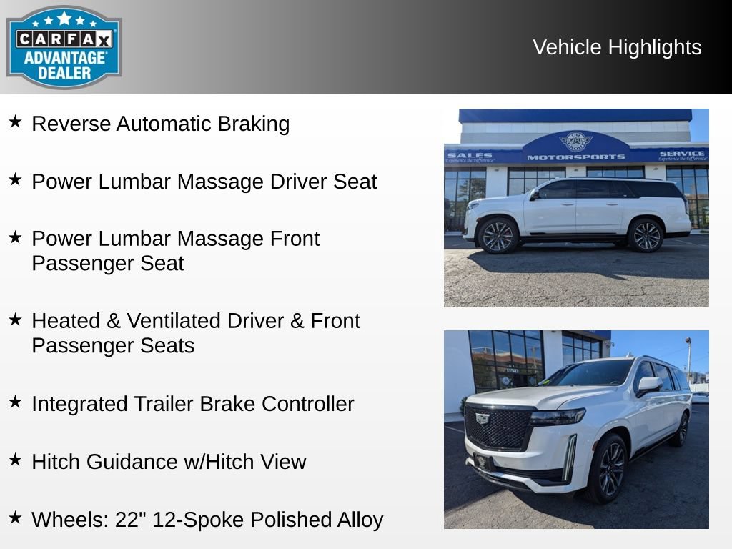 Used 2022 Cadillac Escalade ESV Sport Platinum AWD/4WD image 20
