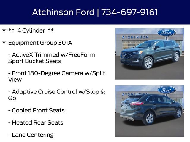 Certified 2023 Ford Edge Titanium w/ Equipment Group 301A AWD/4WD image 13