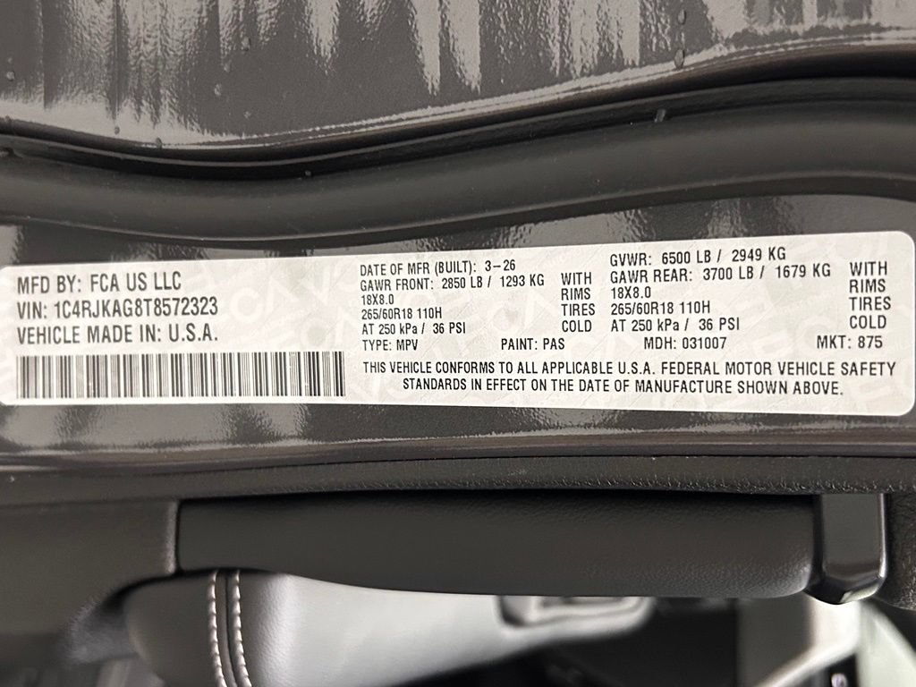 New 2026 Jeep Grand Cherokee L 4WD image 22