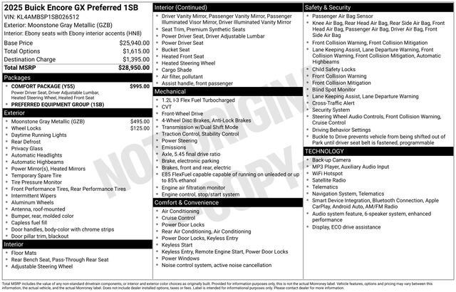 Used 2025 Buick Encore GX Preferred w/ Comfort Package FWD image 6
