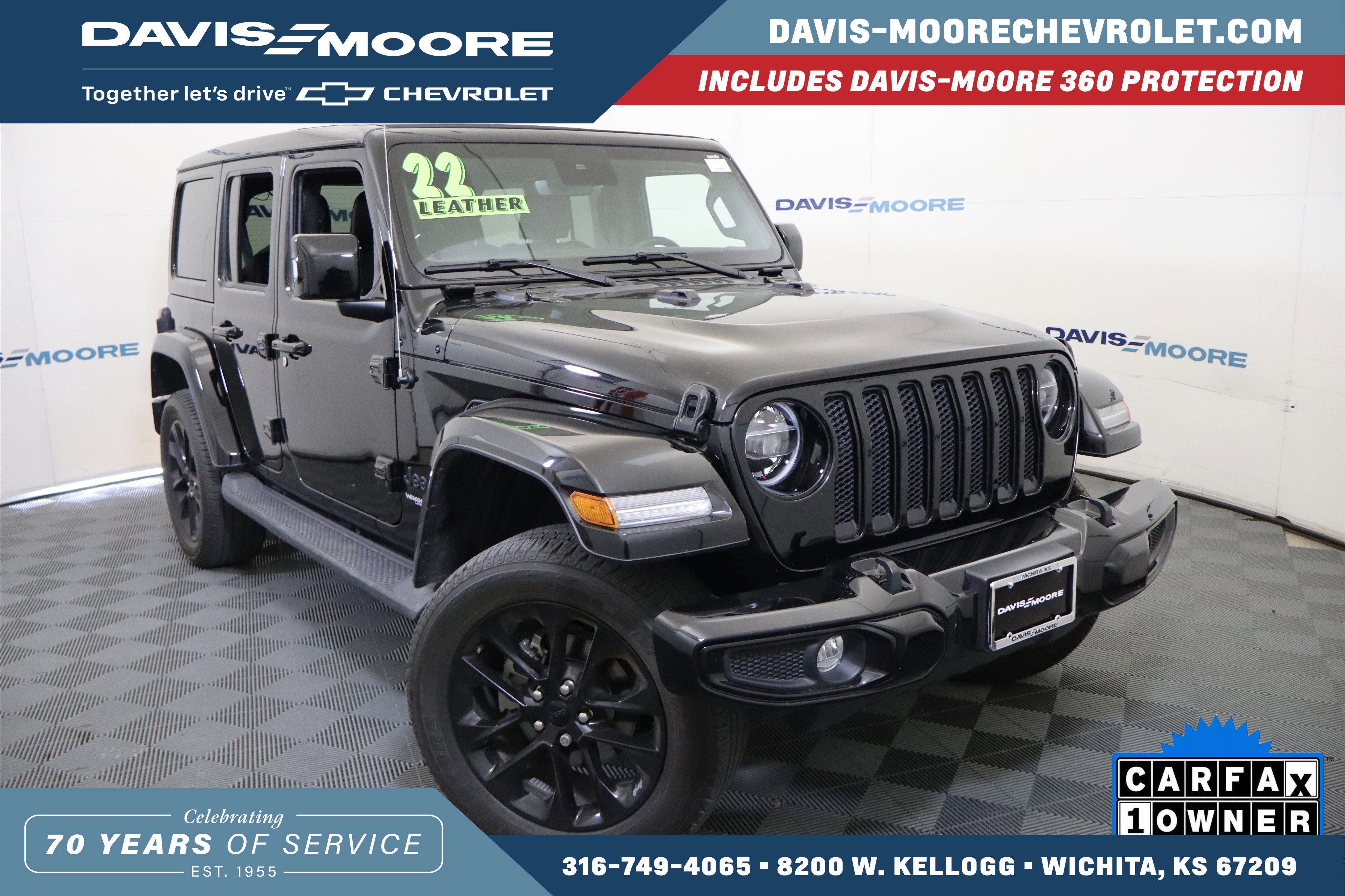 Used 2022 Jeep Wrangler Unlimited Sahara AWD/4WD image 1